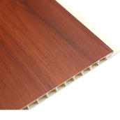 Quality Mahogany Color 30CM Laminated PVC Wall Panels