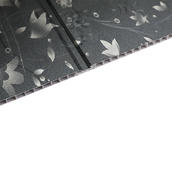 Dark Grey Floral Matte 25CM Lamination PVC Ceiling Panels