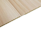 Light Wood Color Smooth Flat 25CM Lamination PVC Ceiling Panels