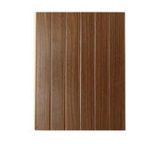 Wood Color Grooved Stripes 25CM Laminate PVC Ceiling Panels