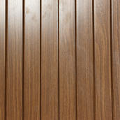 Wood Color Grooved Stripes 25CM Laminate PVC Ceiling Panels