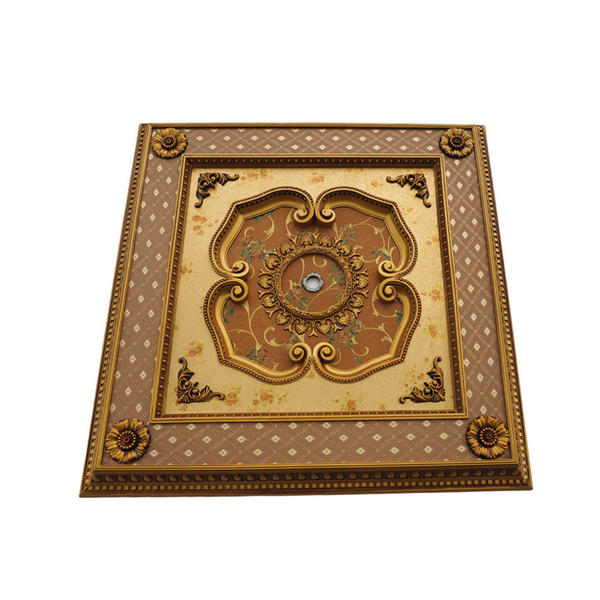 High-Quality 120CM Square PS Decoration Art Ceiling Medallions