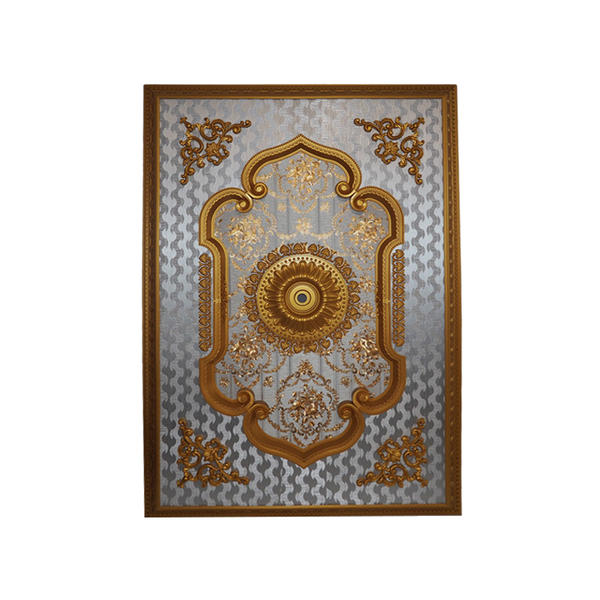 Luxurious European Style 140*200CM Square PS Artistic Ceiling