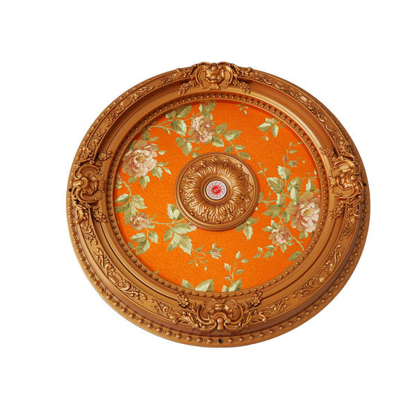 Fireproof Stain Resistant 90CM Copper Mold Round Ceiling Medallions