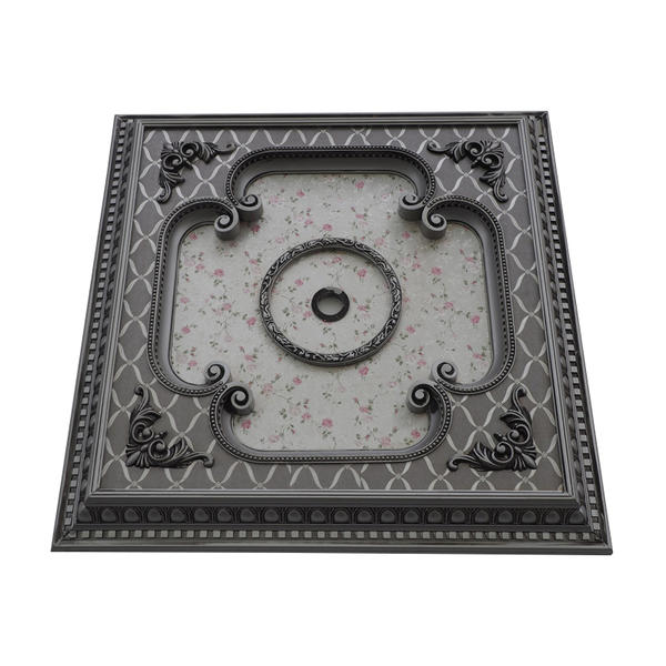 European Palace Style 60CM Square PS Classic Artistic Ceiling