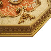 Chinese Style Home Decoration 60CM Eight Sides PS Ceiling