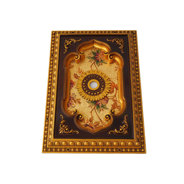 Oil Painting Style Decorative Ceiling 50*70CM Square PS Ceiling